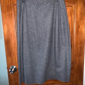 Oska Gray Wool Skirt